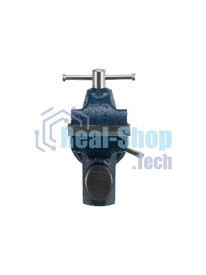 Тиски слесарные Сибртех, настольные, поворотные, ширина рабочих губок 50 мм, наковальня