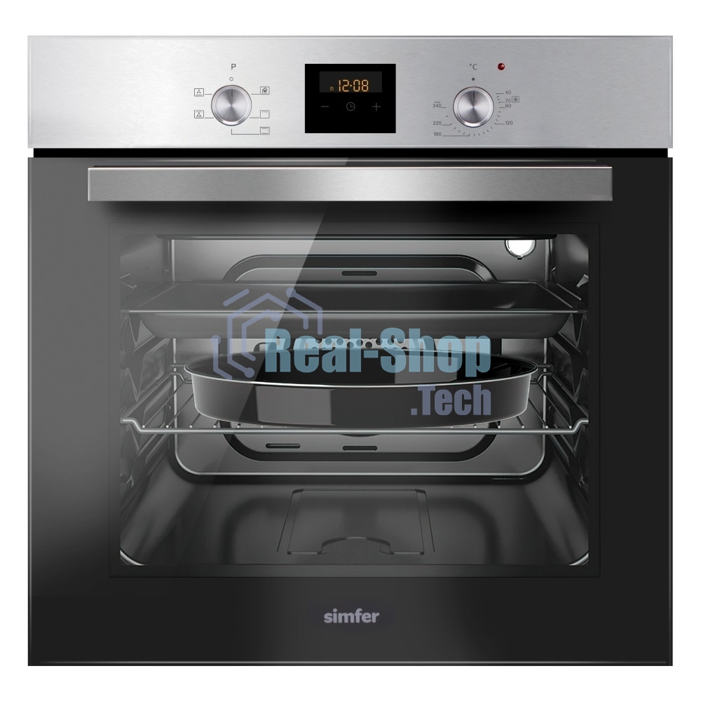 Духовой шкаф электрический Simfer B6EM56016 нержавеющая сталь