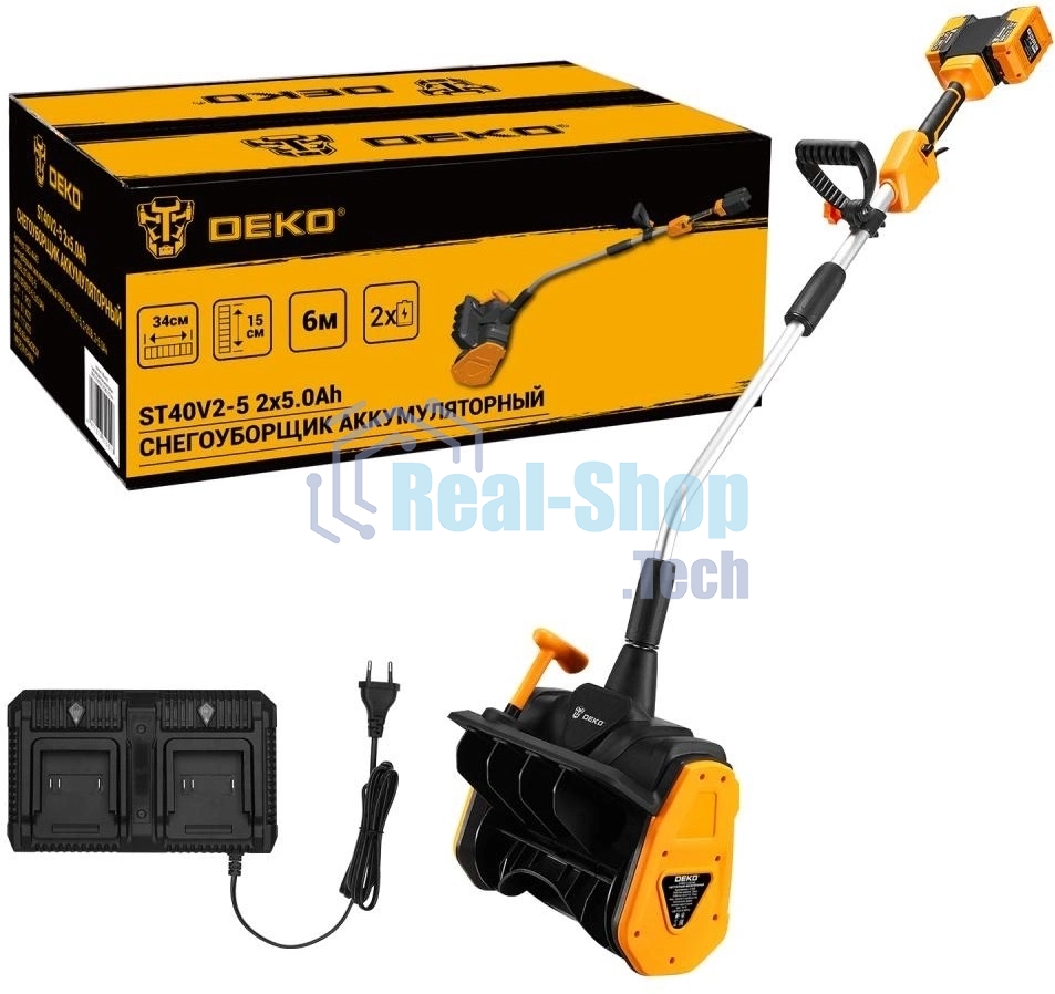 Снегоуборщик электрический Deko ST40V2-5