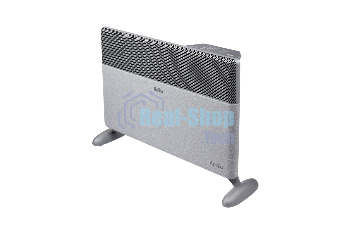 Конвектор Ballu Apollo digital INVERTER Moon Gray BEC/ATI-2501 серый, 2500 Вт, 30 м2, термостат, дисплей, WiFi