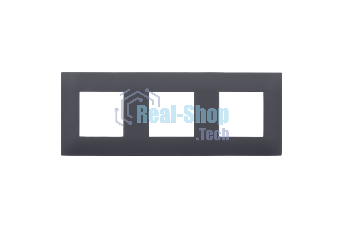 Рамка 3-м IEK SKANDY SK-F03G графит SK-M32-K53