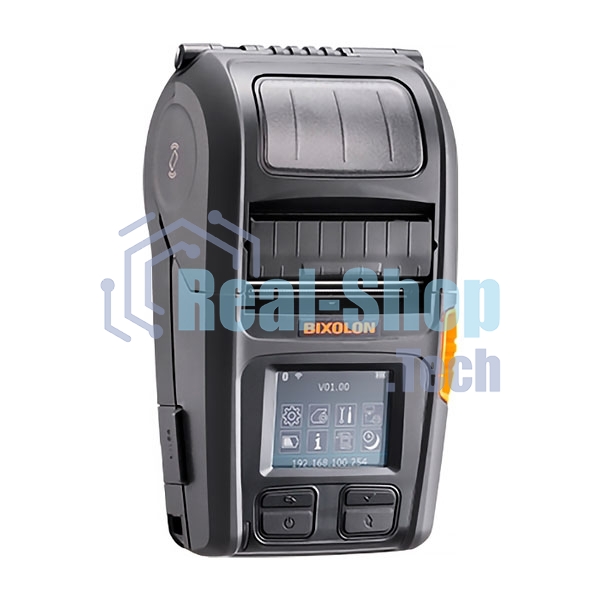 Принтер этикеток мобильный Bixolon XM7-20WDaK, 203 dpi, 152 мм/сек, RS232 (COM, Serial), USB, Wi-Fi, черный