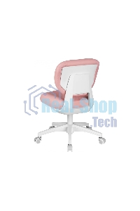 Кресло детское Cactus CS-CHR-3594PK розовый крестов. пластик белый