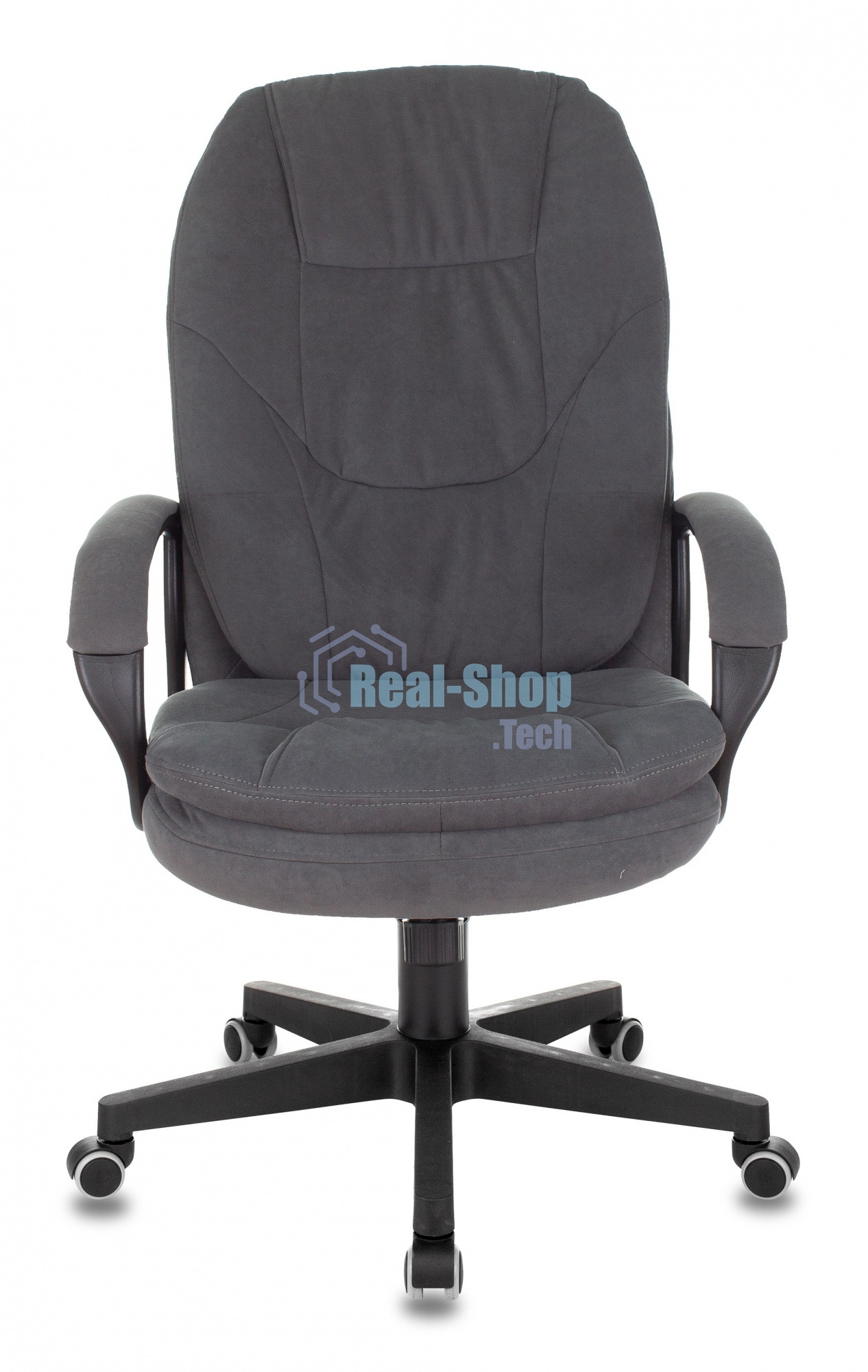 Кресло руководителя Бюрократ CH-868N Fabric Alfa 44 серый, крестовина пластик