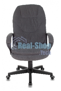 Кресло руководителя Бюрократ CH-868N Fabric Alfa 44 серый, крестовина пластик