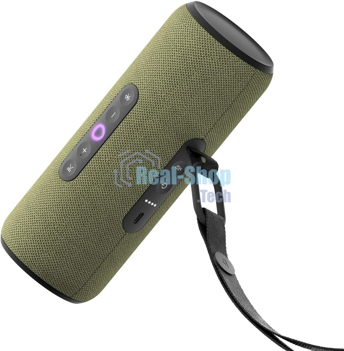 Умная колонка Yandex Стрит Алиса зеленый 30W 2.0 BT/Wi-Fi 10м 3300mAh (YNDX-00030GRN)