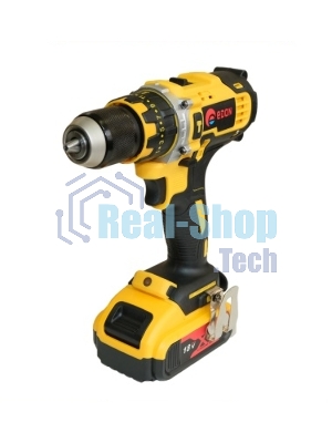 Дрель-шуруповерт аккумуляторная Edon AD-18М, 18В, 2 АКБ, Кейс