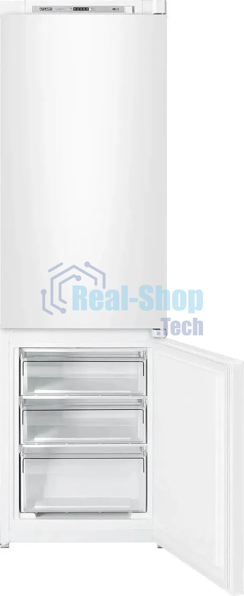 Встраиваемый холодильник Atlant ХМ-4319-101 белый двухкамерный 175/70л морозилка снизу