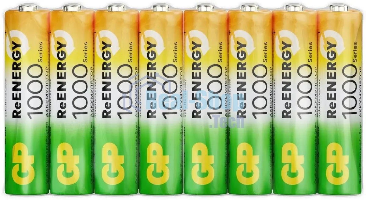 Аккумулятор GP 100AAAHCRGY-B AAA NiMH 1000mAh (16шт) спайка