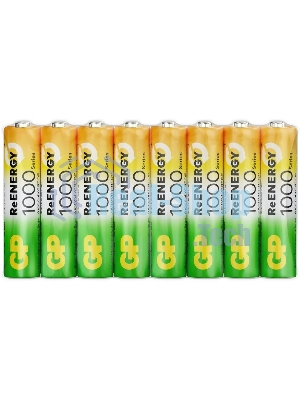 Аккумулятор GP 100AAAHCRGY-B AAA NiMH 1000mAh (16шт) спайка