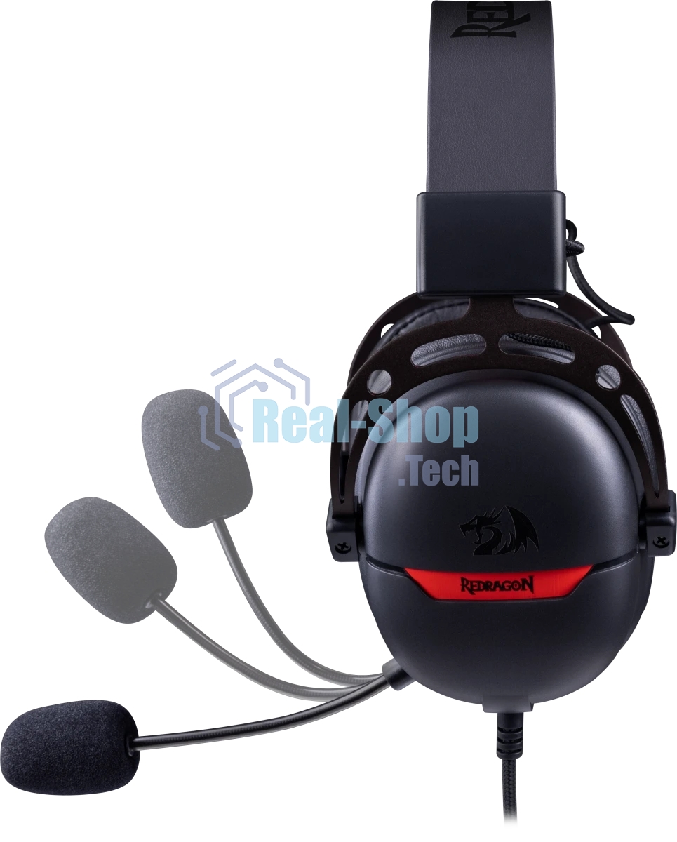 Гарнитура Redragon Aurora чёрный, проводная, USB