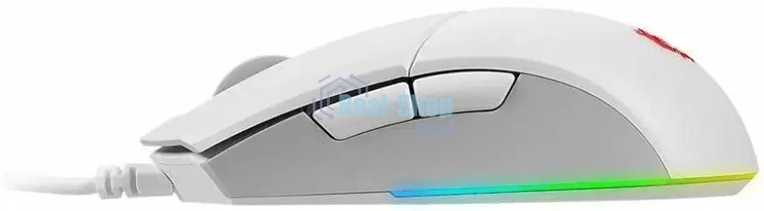 Мышь проводная MSI Clutch GM11 белый, 5000 dpi, USB, кнопки - 6