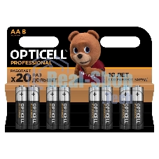 Батарея Opticell Professional AA AA (8шт) блистер