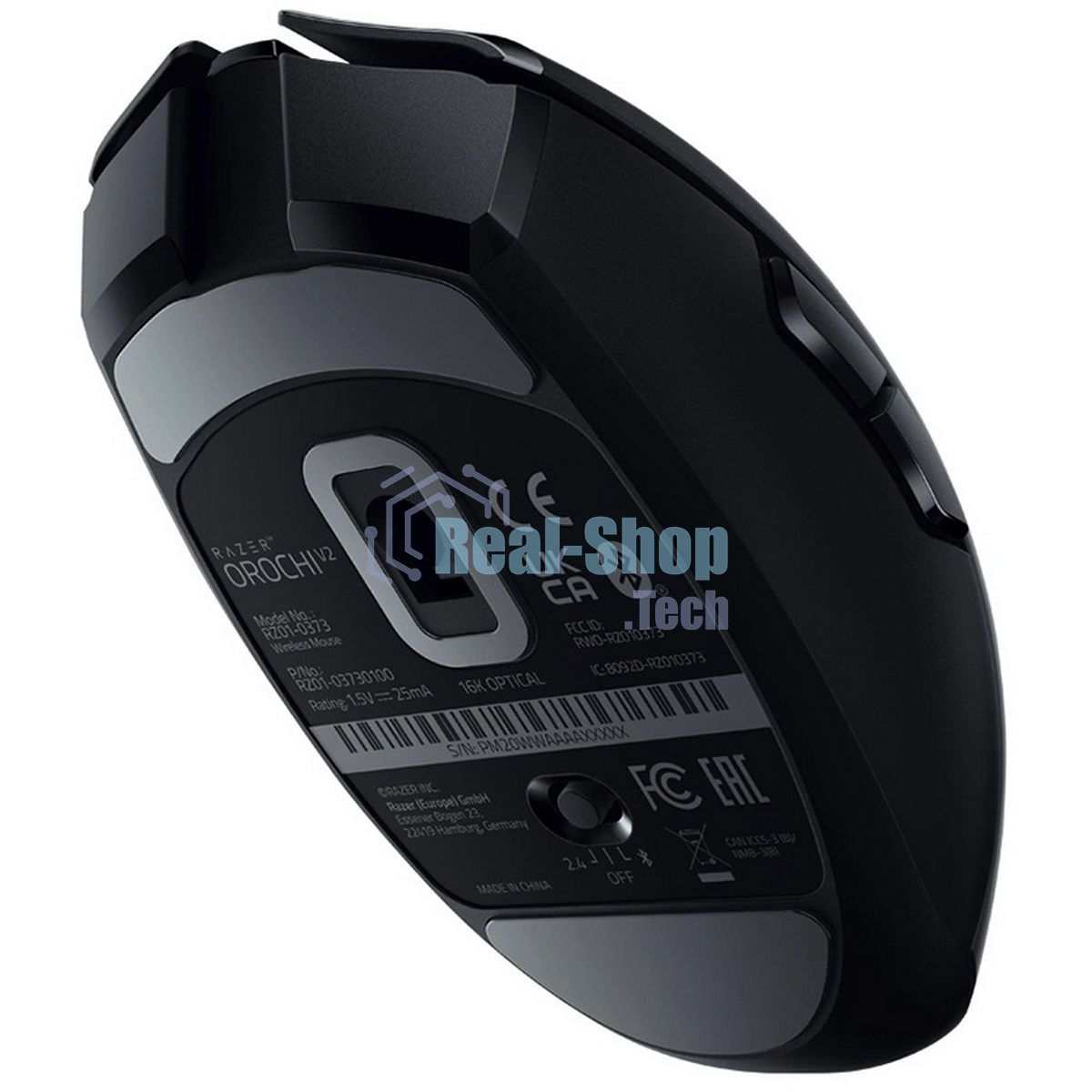 Мышь беспроводная Razer Orochi V2 черный, 18000 dpi, радиоканал, Bluetooth, USB, кнопки - 6