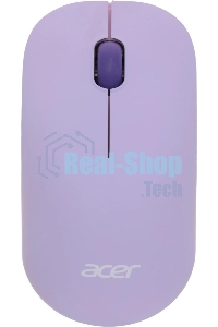 Комплект клавиатура + мышь Acer OCC205 беспроводной USB, 1200 dpi, фиолетовый