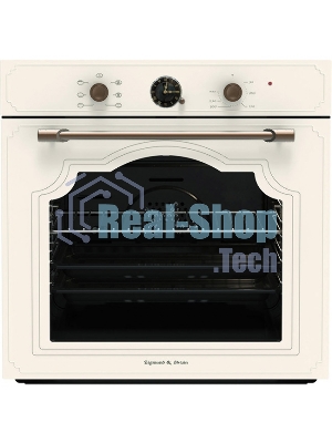 Духовой шкаф электрический встраиваемый Zigmund & Shtain E 138 X бежевый