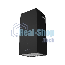 Вытяжка островная LEX Mono 400 черная, 40 см, 850 куб. м/ч, 50 дБ