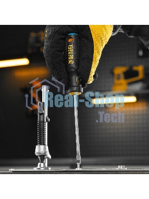 Отвертка Denzel SL4х100 мм, S2, 3к рукоятка