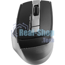 Мышь беспроводная A4Tech Fstyler FG35 серый/черный, 2000 dpi, радиоканал, USB, кнопки - 6