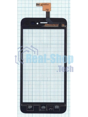 Сенсорное стекло (тачскрин) для Explay Craft, черное