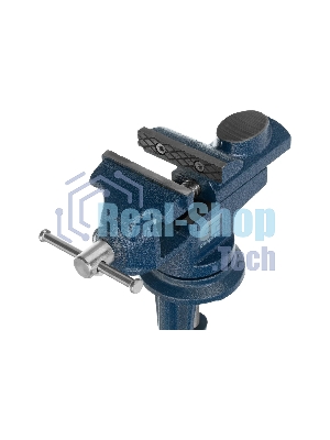 Тиски слесарные Сибртех, настольные, поворотные, ширина рабочих губок 50 мм, наковальня