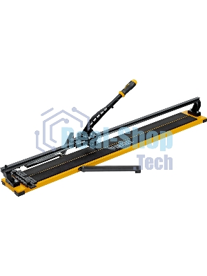 Плиткорез рельсовый Denzel 1200х16мм, каретка на подш., стальная станина, усил. рукоятка-пенал