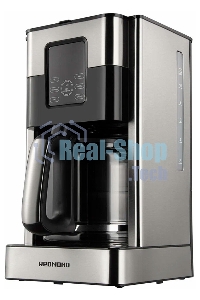 Кофеварка капельная Redmond CM704 серебристый/черный, исп. кофе - молотый, 1,8 л, 1000 Вт