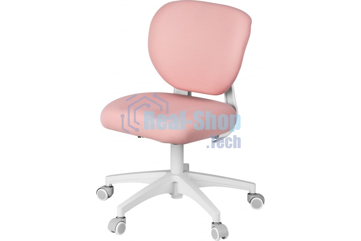 Кресло детское Cactus CS-CHR-3594PK розовый крестов. пластик белый