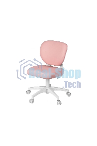 Кресло детское Cactus CS-CHR-3594PK розовый крестов. пластик белый