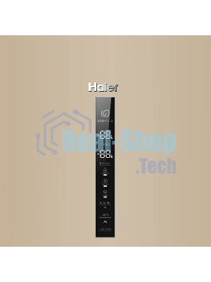 Холодильник Haier C2F637CGGU1 золотистый, двухкамерный, 278/108л, морозилка снизу, No Frost