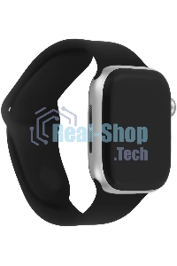 Умные часы Apple Watch Series 11 A3333 46мм OLED корп.серый космос Sport Band рем.черный разм.брасл.:S/M (MEV04LW/A)