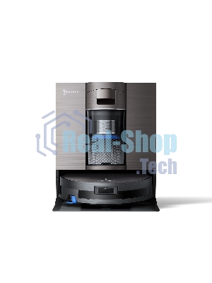Робот-пылесос Ecovacs Deebot X11 OmniCyclone черный/коричневый, 6400 мА*ч Li-Ion, уборка сухая/влажная, пылесборник контейнер 0.22 л