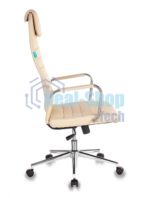 Кресло Бюрократ KB-9N/ECO/OR-12 бежевый, экокожа