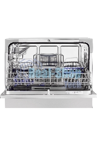 Посудомоечная машина Weissgauff TDW 4017 DS, серебристый/черный, 55 см, 6 компл., 49 дБ, класс A+