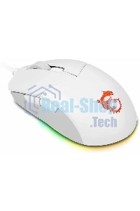 Мышь проводная MSI Clutch GM11 белый, 5000 dpi, USB, кнопки - 6