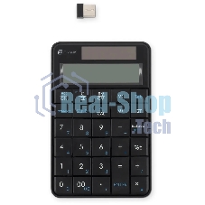 Числовой блок беспроводной Oklick K604W черный USB slim для ноутбука (1979325)