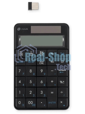 Числовой блок беспроводной Oklick K604W черный USB slim для ноутбука (1979325)