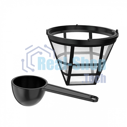 Кофеварка капельная BQ CM2002 стальной/черный, исп. кофе - молотый, 1.5 л, 900 Вт.