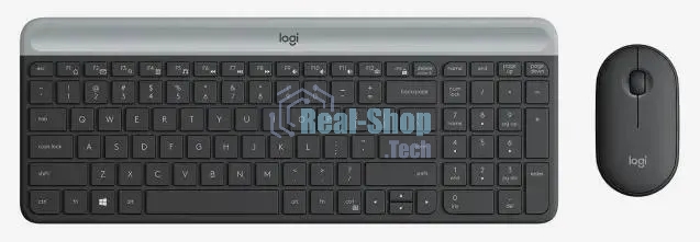 Комплект клавиатура+мышь Logitech MK470 беспроводной, USB, 1000 DPI, чёрный