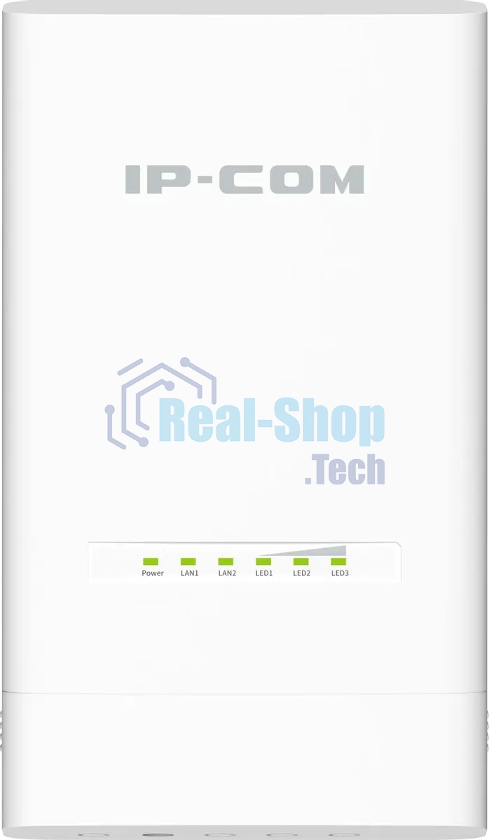 Наружная точка доступа IP-COM CPE12, 5 ГГц, до 867 Мбит/с, IP65, 1х12dbi, PoE, 2х1 Гбит/с, молниезащита 6000В