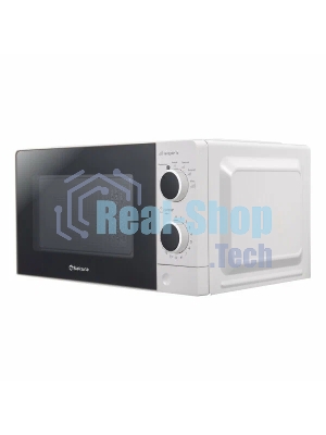 Микроволновая печь Sakura SA-7055W белый, 20 л, 700 Вт, переключатели - поворотный механизм