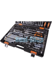 Набор инструментов ВИХРЬ 1/2, 1/4, CrV, в кейсе 142 предмета 73/6/7/13