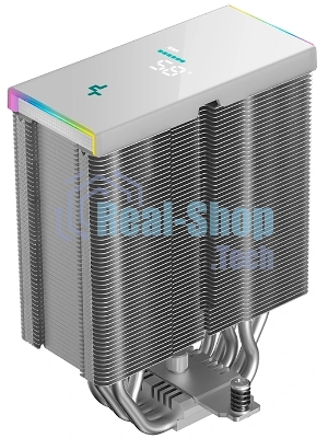 Кулер для процессора DEEPCOOL AK500S DIGITAL SE WH LGA20XX/1700/1200/115X/AM5/AM4 (12шт/кор, TDP 240W, PWM, Fan 120мм, 5 тепл. трубок, Copper Base, белый) RET (R-AK500S-WHADMN-GJD)