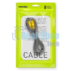 Кабель соединительный Smartbuy 1xRCA (M) - 1xRCA (M), 3,0 m, в пакете (KA-113-250)
