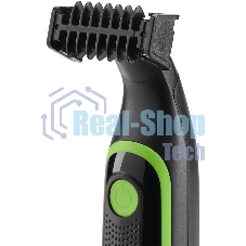 Машинка для стрижки Polaris PHC 0303RB черный/лайм 240Вт