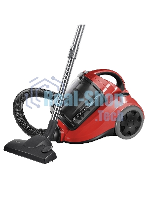 Пылесос Centek CT-2530 красный/черный, 400/2300 Вт, уборка сухая, пылесборник контейнер 2 л