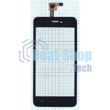 Сенсорное стекло (тачскрин) для Explay Craft, черное