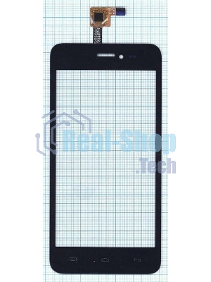 Сенсорное стекло (тачскрин) для Explay Craft, черное