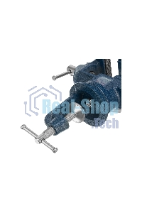 Тиски слесарные Сибртех, настольные, поворотные, ширина рабочих губок 50 мм, наковальня