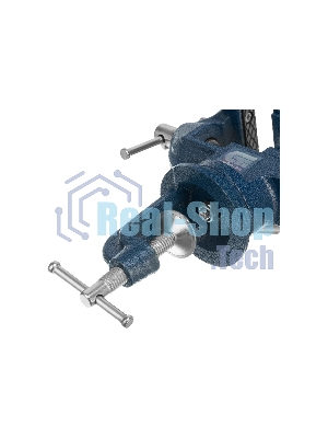 Тиски слесарные Сибртех, настольные, поворотные, ширина рабочих губок 50 мм, наковальня